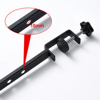 Balcony Clothes Drying Rack, Black Metal, No-Drill Installation, Foldable