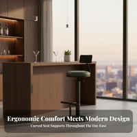 Adjustable rotate Stool with rear supportrest Minimalist Design for Adults, Entertainers
