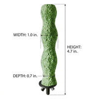 Parrot Perch Flat Surface Grinding Stone, Washable Resin Bird Cage Accessories, Parrot Stand for Beak Grinding and Pet Bird Nail Care Supplies
