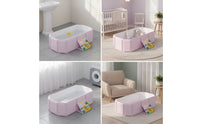 Compact Children's Bath Tub Space-Saving Foldable Bath Tub Travel-Ready Foldable Bathing Basin Long-Lasting for Apartments