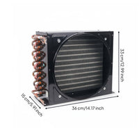 Copper Tube Condenser Universal Universal Fit Refrigeration Component Pressure