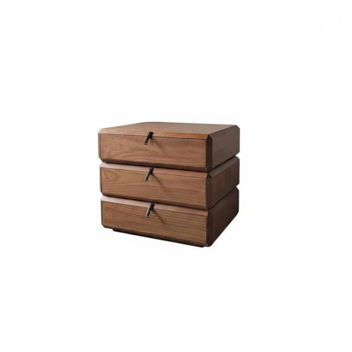 Rotating Drawer Nightstand Wabi-Sabi Aesthetic Rotating Storage Cabinet