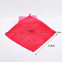 Super Soft Microfibre Cloth 30cm X 30cm, 21-Ply Cut Pile Microfibre Towel for Car Cleaning, High Absorbency Anti-Shedding Design