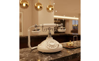 Audio Guestbook Phone Easy to Use Antique Desk Phone Decorative for Hotel