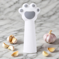 Silicone Garlic Skin Remover Handheld Feline Paw Garlic Skin Remover Easy to Use