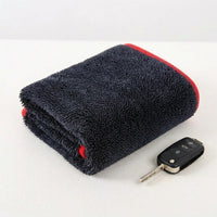 Twisted Loop Car Drying Towel, 40cm x 60cm Microfibre Towel for Car Washing, Anti-Scratch Microfiber Cloths for Rapid Single-Pass Vehicle Drying