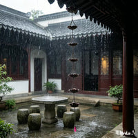 Chinese Courtyard Cherry Rain Chain for Eaves