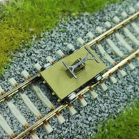 HO Scale Railway Trolley Static Model Train Bogies with Plastic Wheels