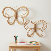 Nordic Flower Rattan Wall Decoration for Home Decor