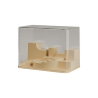 Transparent Dustproof Display Case for Blind Box Figures, Modern Style, PET