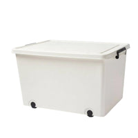 Rolling Storage container with Lid Large Capacity Wheeled Organizer container for Organizers