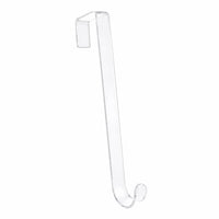 Transparent Door Hook Plastic Wreath Hook Sturdy Smooth