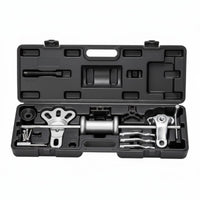 20 Pieces Universal Fit Wheel Hub Bearing Removal Tool Heavy Duty Hub Bearing Puller Kit Heat Treated Portable Case for Mechanics, Car Repair Workers, Garage