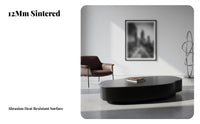 Bean Shaped Coffee Table Minimalist design Storage Coffee Table Luxury Design distinctive Shape for Adults