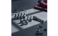 10 Pieces Screw Extractor with Adapter High Hardness for Plumbers