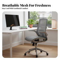 Ergonomic Mesh Chair with Headrest Adjustable Armrests Office Furniture