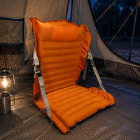 Camping Chair Mat with Backrest Lightweight Foldable Seat Pad for Picnic