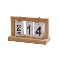 Flip Desk Calendar Rectangular Desktop Decor Decorative