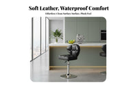Adjustable Pedestal Stool 360-Degree Swivel Adjustable Pedestal Seat for Adults