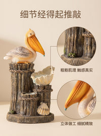 北欧风金色对鹿树脂摆件客厅玄关酒柜装饰品创意家居工艺品