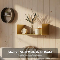 Hexagonal Floating Shelf Nordic Germansign Display Rack long-lasting and Sturdy for Office