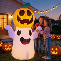 Pumpkin Specters Inflatable Festive Specters Inflatable with Pumpkin Giant for Porch