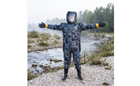 Bee Suit with Hood One-Piece Beekeeping Suit with Gloves Professional for Colony Inspection