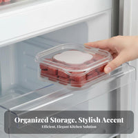 without costzer Portion Box Multi-Functional Stackable Clear food container Dishwasher Safe