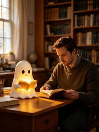 Ghost Reading Light Halloween Bedroom Decor
