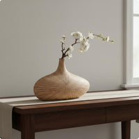 Resin Vase Creative Design Tabletop Home Ornament Decorative Touch for Entryway