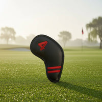 9 Pieces Sporting Iron Headcover Set Scuff Protection Embroidered Sporting Club Protectors Numbered Club Head Protectors Water