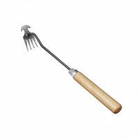 Weeding Rake Hoe Multifunctional Root Pulling Weeder Stainless Steel for Farmers