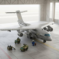 Y-20 Large Transport Aircraft Building Block Model, Aviation Collectible Toy, Educational Gift