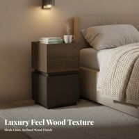 Narrow Nightstand Light Luxury Bedroom Furnishing Modern design for Small Spaces