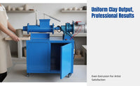 Vacuum Clay Mixer, Stainless Steel Pug Mill, Pottery Slab Machine for Studio, School, Workshop