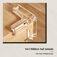Silicone Table Corner Protector, 90° Guard, Soft Anti-Bump Border for Child Safety