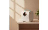 Portable Mini Display Device Compact Cube Display Device for Movie Nights, Bedroom