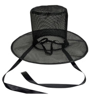 Mesh Top Hat Breathable Mesh Hat with Chin Tie Airy for Cosplayers, Performers