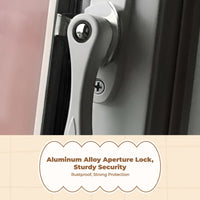 Sliding opening Security Lock, Aluminum Alloy, deterrentTheft, Adjustable, Child resistant, home security