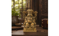 Feng Shui Wealth Deity Figurine Traditional Wealth Deity Statue Tabletop Cai Shen Statue Compact for Collectors, Office Desk, Bookshelf, Entryway