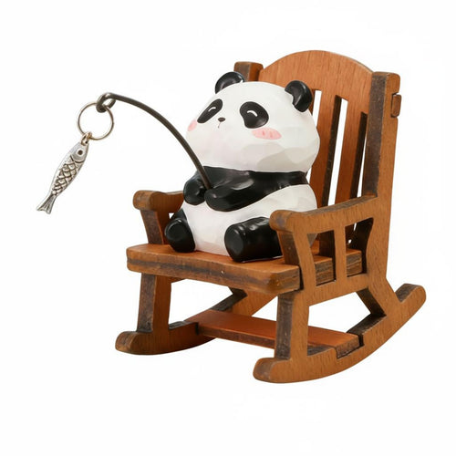 Creature Rocking Chair Figurine Resin Material House Decoration for Office