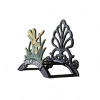 Wall-Mounted Hose Rack Curved Design Yard Decor Heavy Duty for Courtyard