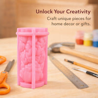 Silicone Craft Mold, Pink, 89*97*157mm