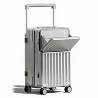 20 Inch Carry-on Suitcase Airport Security Approved Lock Carry-on Luggage Quiet