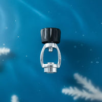 DIN to Yoke Adapter Sturdy Metal Body Diving Gear Compact Design for Divers