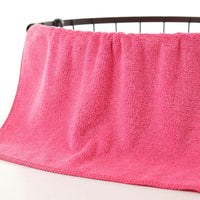 Thick Microfibre Cleaning Cloth, 35x75cm Microfibre Cloth for Kitchen and Car, Single-color Dish Cloths for High Water Absorption