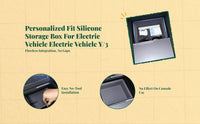 Non-slip silicone SUV console tray