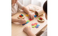 Shape Sorting Cylinder Montessori Wooden Shape Sorter Educational for Young Children, Preschoolers, Home, Preschool, Tabletop