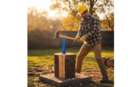Splitting Wedge with Groove Heavy-Duty Tool Long-Lasting for Campers
