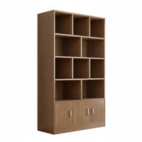 Multi-Tier Display Cabinet Sturdy Construction for Living Room, Study